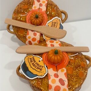 Pumpkin pie Brie cheese bakers